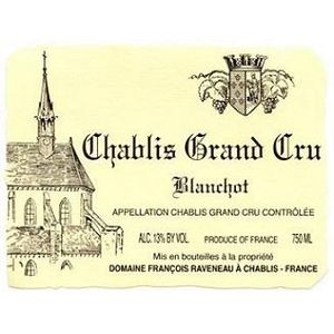 2018 Domaine Francois Raveneau, Chablis Grand Cru, Blanchot 1x75cl