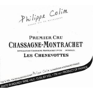2018 Philippe Colin, Chassagne-Montrachet Premier Cru, Les Chenevottes 12x75cl