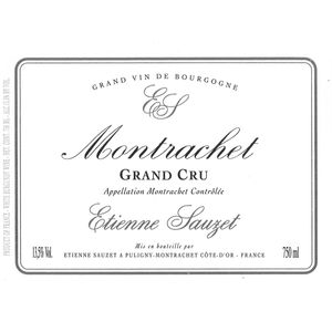 2021 Etienne Sauzet, Montrachet Grand Cru 3x75cl