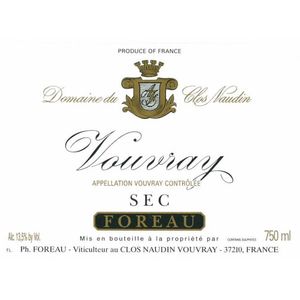 2020 Domaine de Clos Naudin (Foreau), Vouvray, Sec 6x75cl