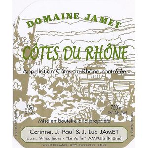 2022 Domaine Jamet, Cotes du Rhone, Blanc 12x75cl