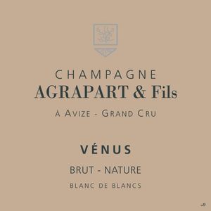 2012 Agrapart & Fils, Venus Blanc de Blancs Brut Nature Grand Cru, Avize 6x75cl