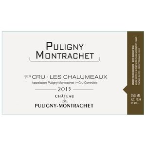 2015 Chateau de Puligny-Montrachet, Puligny-Montrachet Premier Cru, Les Chalumaux 12x75cl
