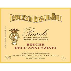 2019 Francesco Rinaldi e Figli, Barolo, Rocche dell'Annunziata 6x75cl