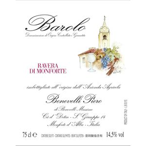 2019 Piero Benevelli, Barolo, Ravera Monforte 6x75cl