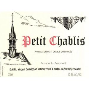 2013 Vincent Dauvissat, Petit Chablis 12x75cl