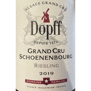 2019 Dopff Au Moulin, Riesling Grand Cru, Schoenenbourg 6x75cl