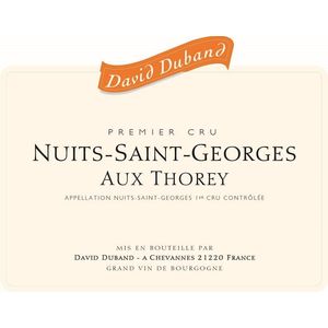 2019 David Duband, Nuits-Saint-Georges Premier Cru, Aux Thorey 6x75cl