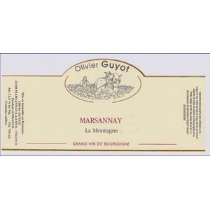 2019 Olivier Guyot, Marsannay, En la Montagne Rouge 12x75cl
