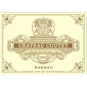 2021 Chateau Coutet Premier Cru Classe, Barsac 6x75cl