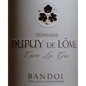 2017 Domaine Dupuy de Lome, Cuvee Les Gres, Bandol 6x75cl