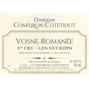 2011 Domaine Confuron Cotetidot, Vosne-Romanee Premier Cru, Les Suchots 6x75cl