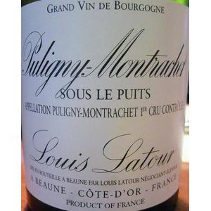 2020 Louis Latour, Puligny-Montrachet Premier Cru, Sous le Puits 6x75cl
