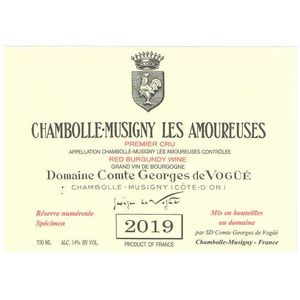 2021 Domaine Comte Georges de Vogue, Chambolle-Musigny Premier Cru, Les Amoureuses 1x75cl