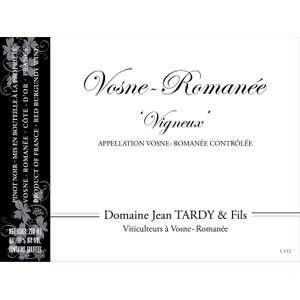 2016 Domaine Jean Tardy, Vosne-Romanee Premier Cru, Vigneux 6x75cl