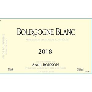2022 Anne Boisson, Bourgogne, Blanc 12x75cl