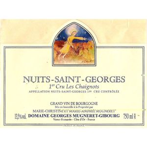 2021 Domaine Georges Mugneret Gibourg, Nuits-Saint-Georges Premier Cru, Aux Chaignots 6x75cl
