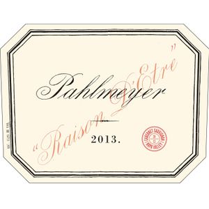2013 Pahlmeyer, Raison D'etre, Napa Valley 6x75cl