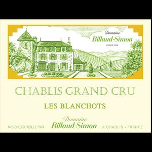2023 Domaine Billaud-Simon, Chablis Grand Cru, Blanchot 6x75cl
