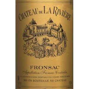2018 Chateau de la Riviere, Fronsac 6x150cl