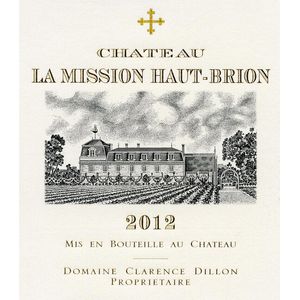 2012 Chateau La Mission Haut-Brion, Blanc, Pessac-Leognan 12x75cl