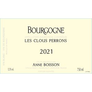 2022 Anne Boisson, Bourgogne, Blanc Les Clous Perrons 12x75cl