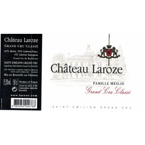 2020 Chateau Laroze Grand Cru Classe, Saint-Emilion Grand Cru 1x600cl