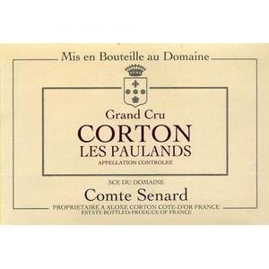 2012 Comte Senard, Corton Grand Cru, Les Paulands 6x75cl