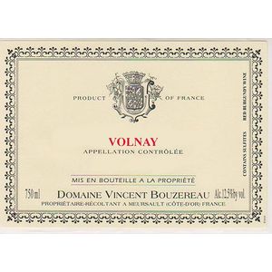 2022 Vincent Bouzereau, Volnay 6x75cl