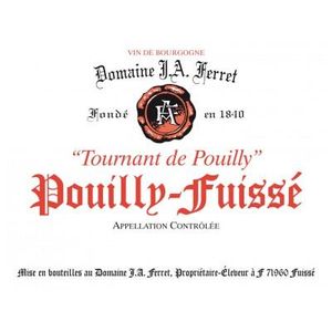 2021 Domaine J. A. Ferret, Pouilly-Fuisse, Tournant de Pouilly 6x75cl