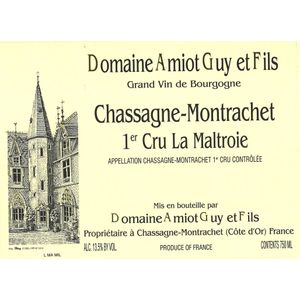 2018 Guy Amiot et Fils, Chassagne-Montrachet Premier Cru, La Maltroie Blanc 6x75cl