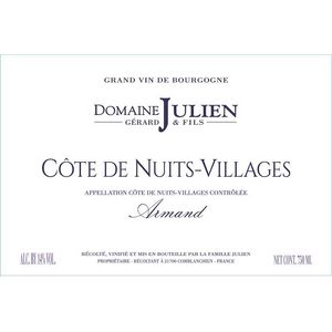 2020 Domaine Gerard Julien & Fils, Cote de Nuits-Villages, Armand 12x75cl