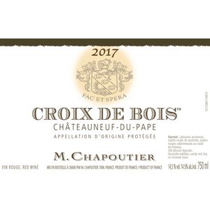 2021 M. Chapoutier, Chateauneuf-du-Pape, Croix de Bois 3x75cl