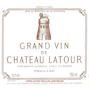 1989 Chateau Latour Premier Cru Classe, Pauillac 12x75cl
