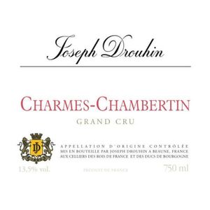 2016 Joseph Drouhin, Charmes-Chambertin Grand Cru 6x75cl