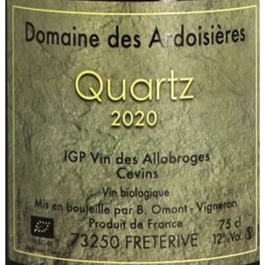 2023 Domaine des Ardoisieres, Quartz, Vin des Allobroges 6x75cl