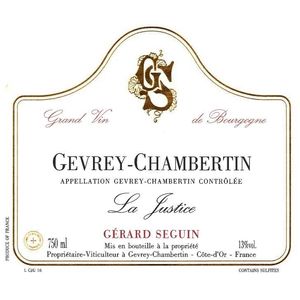 2022 Domaine Gerard Seguin, Gevrey-Chambertin, La Justice 6x75cl