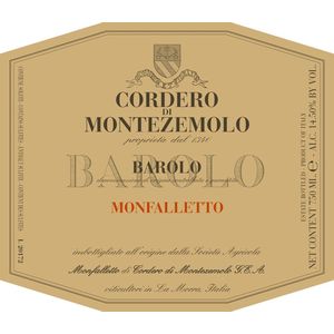 2021 Cordero Montezemolo, Barolo, Monfalletto 6x75cl