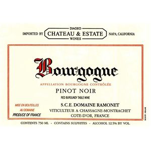 2022 Jean-Claude Ramonet, Bourgogne, Pinot Noir 12x75cl