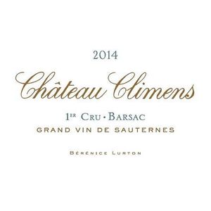 2014 Chateau Climens Premier Cru Classe, Barsac 12x75cl