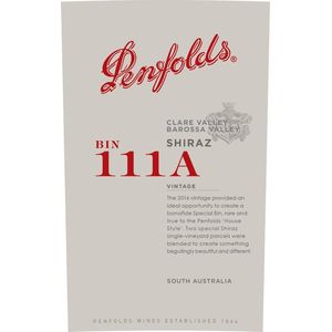 2016 Penfolds, Bin 111A Shiraz, South Australia 6x75cl