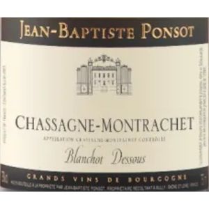 2021 Jean Baptiste Ponsot, Chassagne-Montrachet, Blanchot Dessous 6x75cl
