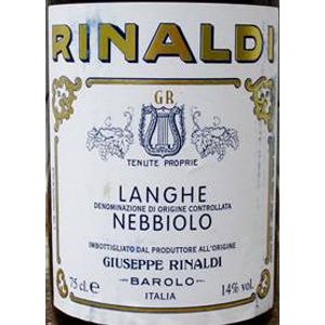2022 Giuseppe Rinaldi, Langhe, Nebbiolo 6x75cl