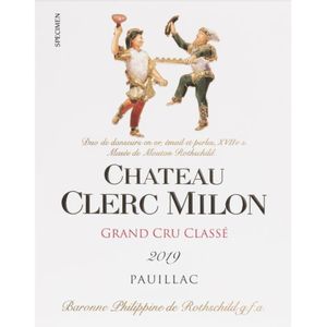 2019 Chateau Clerc Milon 5eme Cru Classe, Pauillac 1x600cl