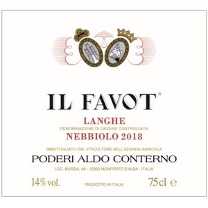 2018 Poderi Aldo Conterno, Langhe, Nebbiolo Favot 6x75cl