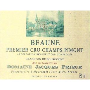 2016 Domaine Jacques Prieur, Beaune Premier Cru, Champs Pimont Blanc 6x75cl