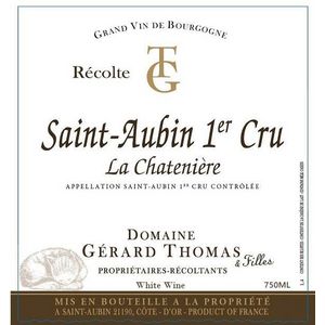 2022 Domaine Gerard Thomas, Saint-Aubin Premier Cru, La Chateniere Blanc 6x75cl
