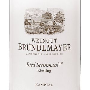 2019 Willi Brundlmayer, Ried Steinmassl Riesling Erste Lage, Kamptal 6x75cl