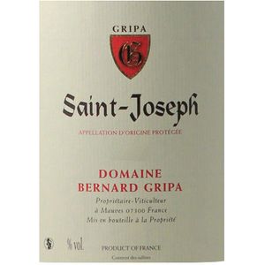 2020 Domaine Bernard Gripa, Saint-Joseph, Rouge 6x75cl