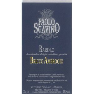 2019 Paolo Scavino, Barolo, Bricco Ambrogio 6x75cl